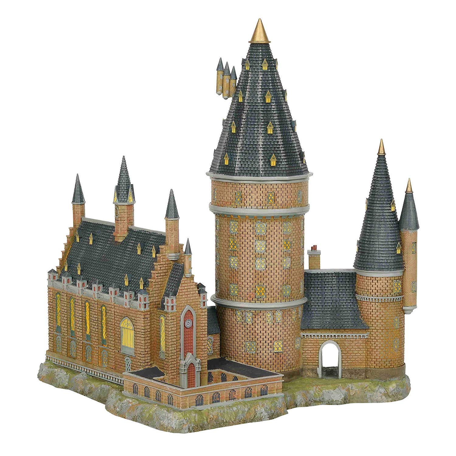 Department 56 Harry Potter Village Hogwarts Great Hall and Tower Lighted Building