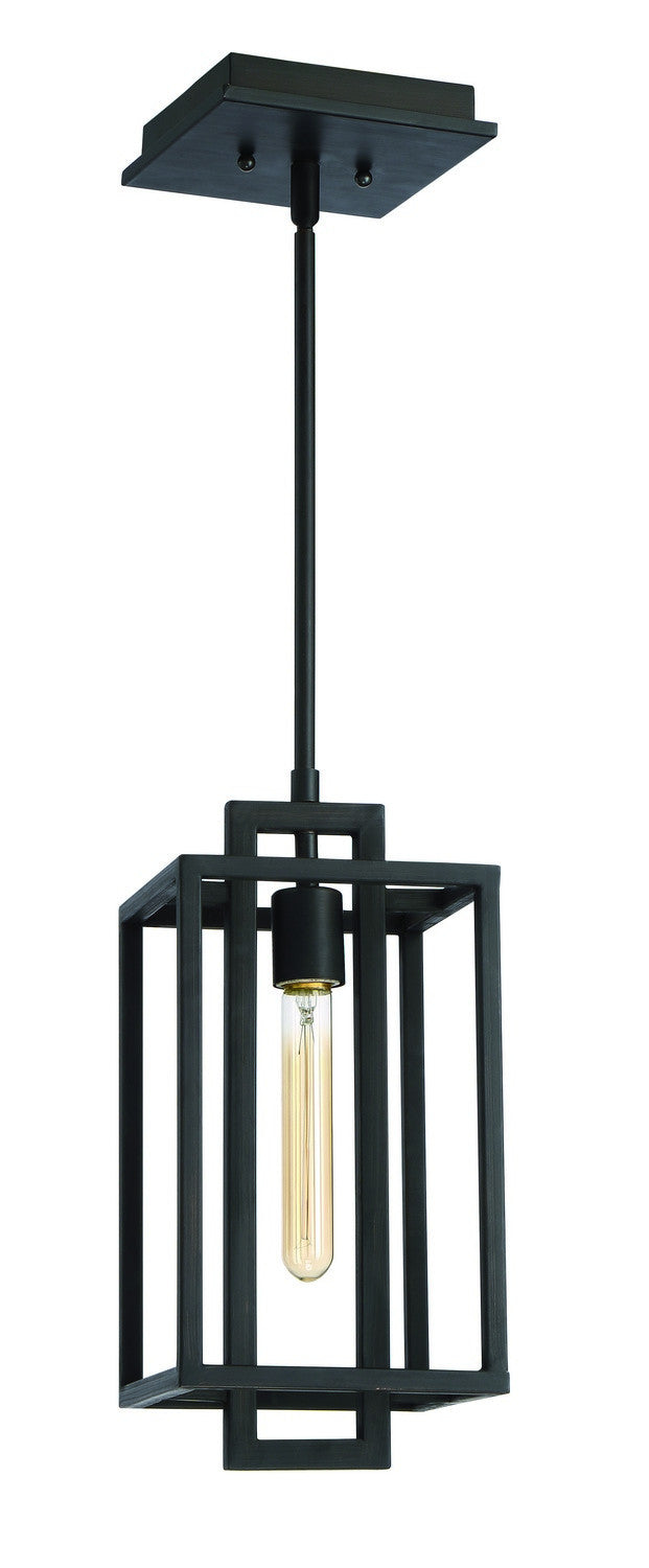 Craftmade - 41591-ABZ - One Light Pendant - Cubic - Aged Bronze Brushed
